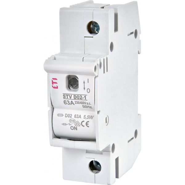 Switch disconnector fuse, STV D02 1p 63A/400V komplet image 1