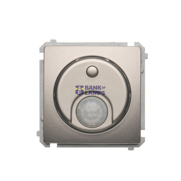 Switch with motion sensor, satin, metallized image 1