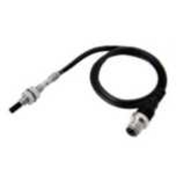 Proximity sensor, inductive, M5, Non-Shielded, 3mm, DC, 3-wire, Pig-Ta E2E 8141R image 1