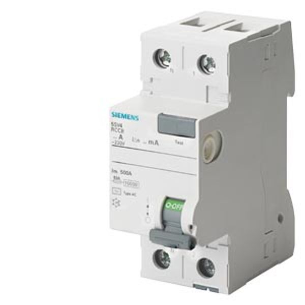 RCCB, 2-pole, type AC, In: 80 A, 300 mA, Un AC: 230 V, N left image 1