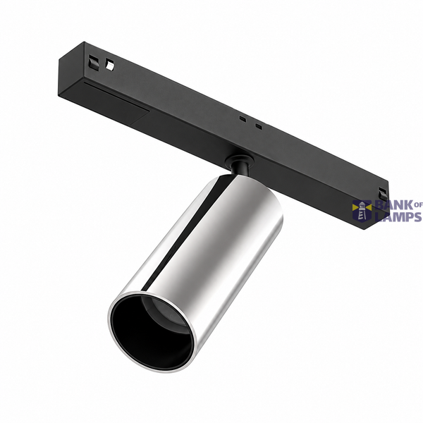 5mm Magnetic Track Spotlight 5W 24V 2700K 18°/ 24°/ 36°/ 50° CRI 97 Chrome image 1