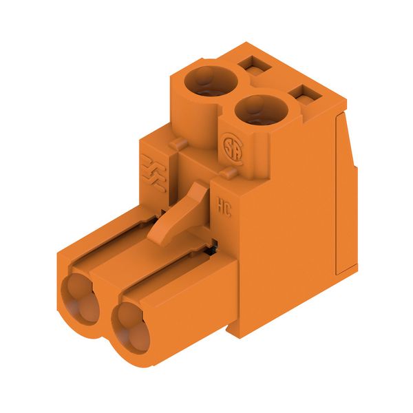 PCB plug-in connector, female plug, 5.00 mm, Number of poles: 2, 180°, Clamping yoke connection, Clamping range, max. : 4 mm², Box image 4