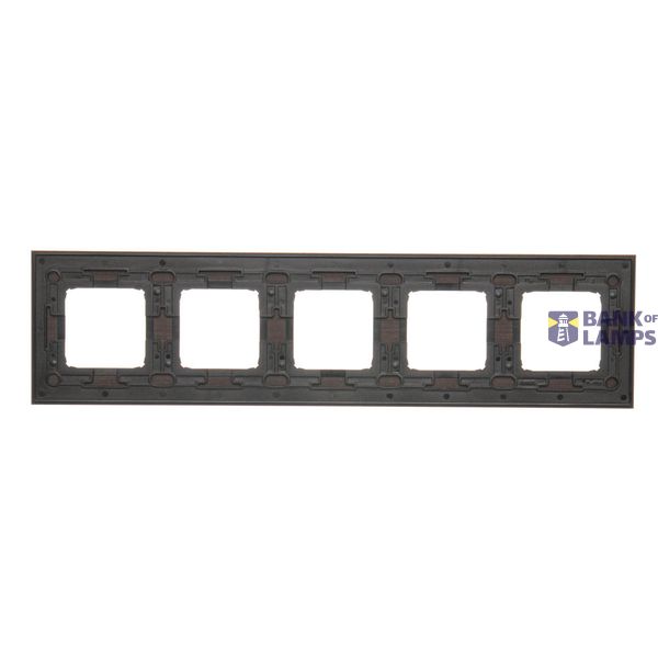 Double Keystone flat IT/telephone socket cover, matt aluminum image 1