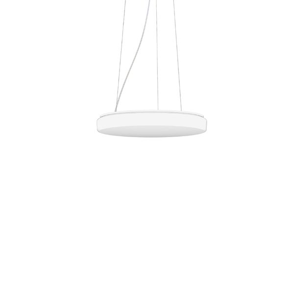 Flat Polymero Kreis Slim, 24 W, 2600 lm, 830, white, Phase-cut Pendant image 2