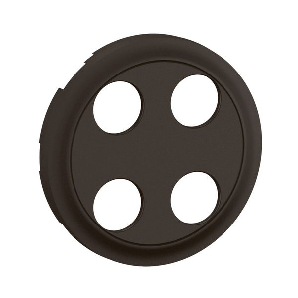 DOUBLE BINDING POST 2OUTLETS ROCKER BLACK image 1