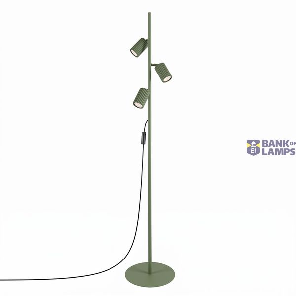 Floor lamp KARBON 3 olive green image 2
