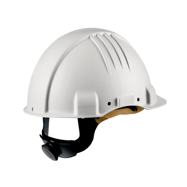 3M™ High Heat Hard Hat, Ratchet, Non vented, Dielectric 1000V, Leather image 4
