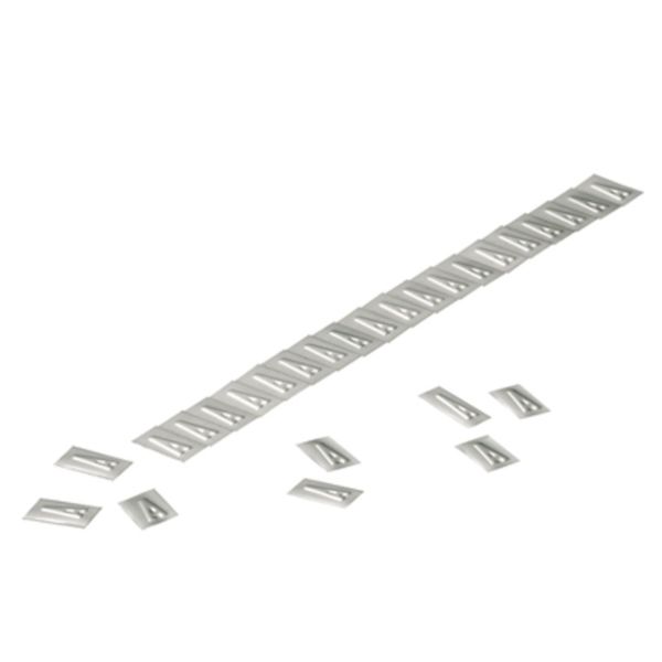 Stainless steel markers, Conductor and cable markers, 5.5 x 9.9 mm, silver image 1