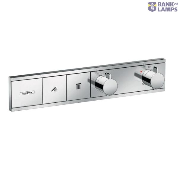 RainSelect shower thermostat, 2 functions, chrome image 1