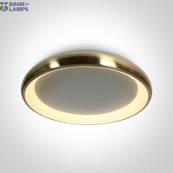 BRUSHED GOLD PLAFO LED 50W WW IP20 230V image 1