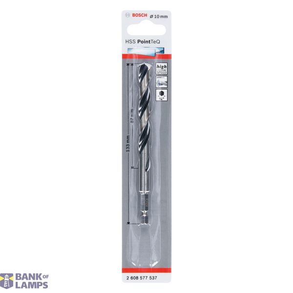 HSS PointTeQ Hex Drill Bit 10.0mm 1 pcs. image 1
