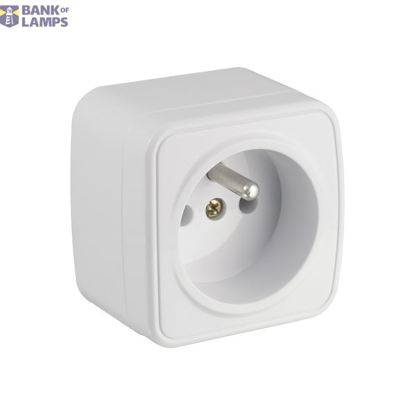 GNBP250 Socket single white 2P+Z 250V 16A image 1