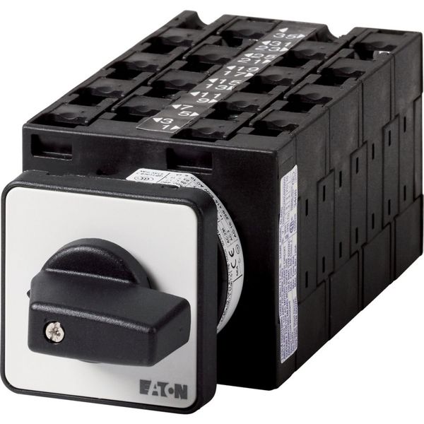 T3-8-8364/E Changeoverswitches, T3, 32 A, flush mounting, 8 contact unit(s), Contacts: 16, 60 °, maintained, With 0 (Off) position, 1-0-2, Design number 8364 image 3
