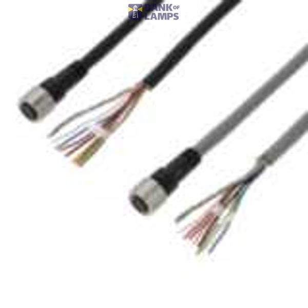 Safety Light Curtain Accessory, F3SJ Series, emitter + receiver cable M12 8-pin, female, 7 m F39R1004M image 1