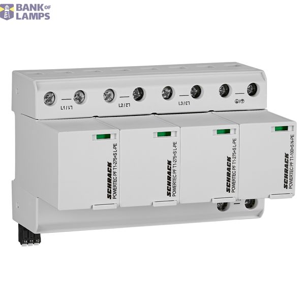 POWERTEC PF 25 kA +H, T1 275, 3+1, plug-in, built-in fuse image 1