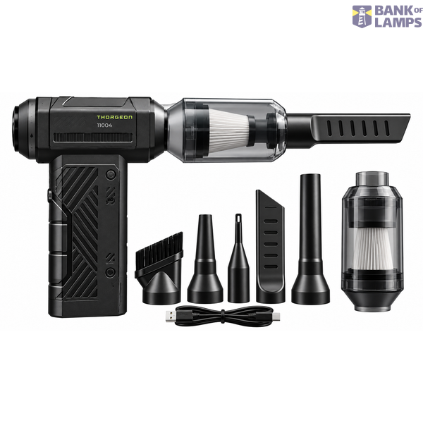 Mini portable Vacuum & Fan 400W, 90000RPM, 111000mWh image 6