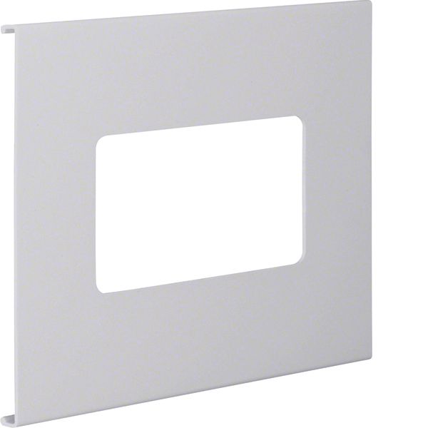 Pre-cut lid 2gang, FB 60190, light grey image 1