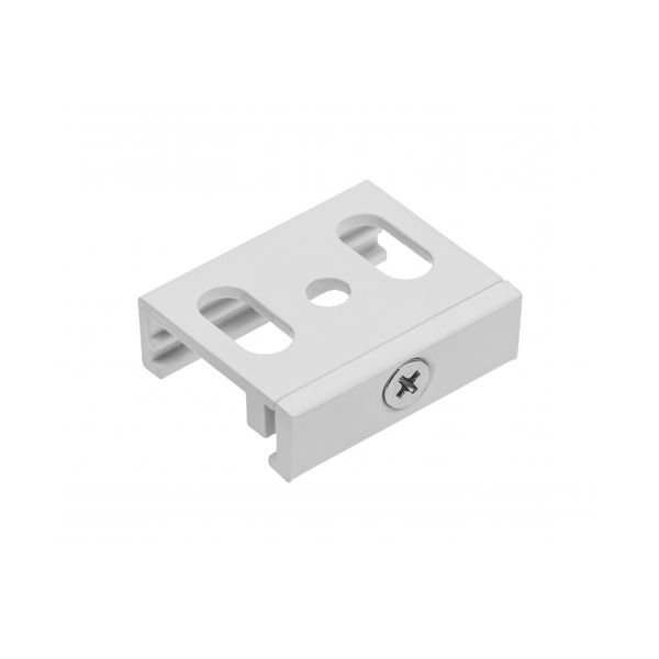 Ceiling mounting for 3-phase track, kit, white image 1