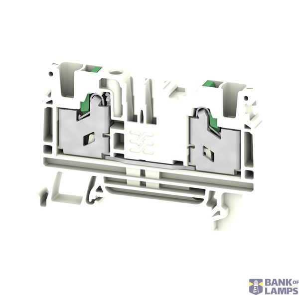 Feed-through terminal block, SNAP IN, white, 4 mm², 32 A, 1000 V, Numb image 1