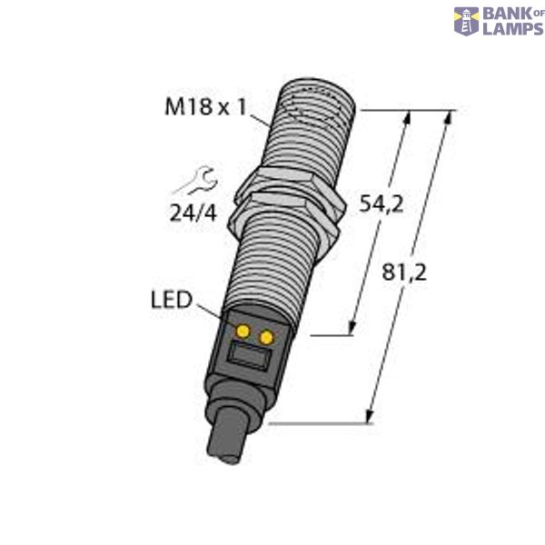 Temperature sensor Passive Infrared Sensor   M18TUP8 W/30 image 1