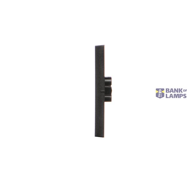 Single roller blind button, 10A, champagne matt image 1