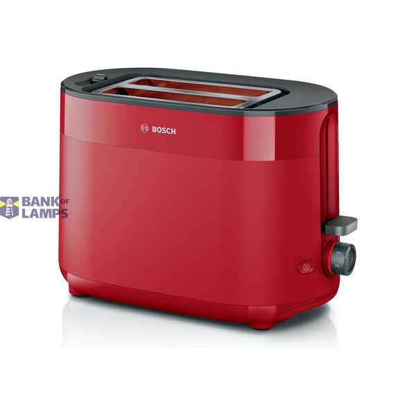 Bosch Compact Toaster | TAT2M124 MyMoment | Power 950 W | Number of slots 2 | Housing material Plastic | Red image 1