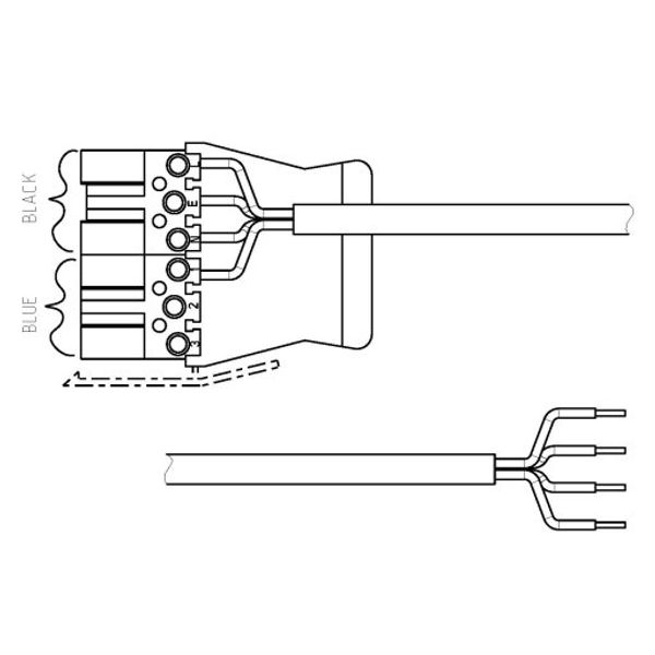 P6B 4C 5M 1.5 WLC - CONNECT link lead image 1