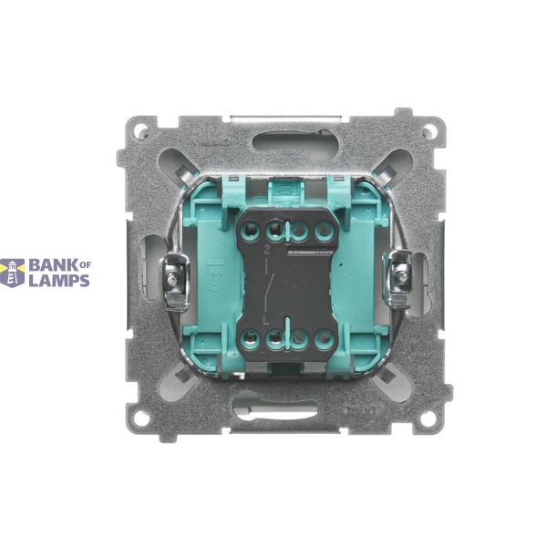 Touch panel 1 module, Modul 1: 1 touch field, Fixing: horizontal, Silver mist image 1