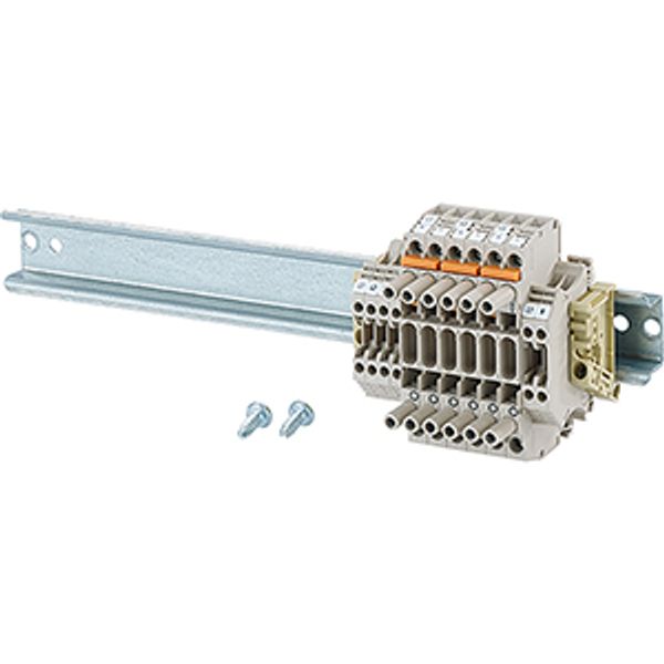 Mi Clamp Set 4x Mounting clamp +6x Measuring clamp on DIN rail Length 284mm (Mi EM 02) image 2