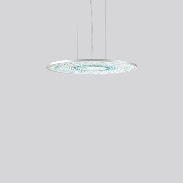 SIDELITE round, 51 W, 4550 lm, 830, silver, DALI Pendant luminaires, D image 1