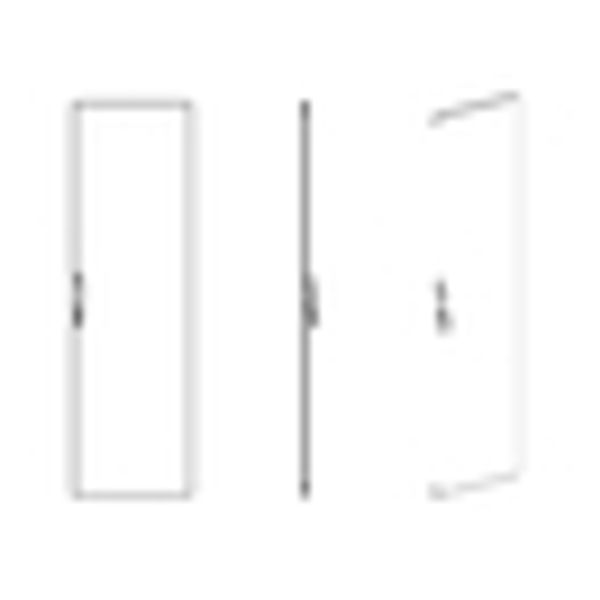 Sheet steel door right for 2 door enclosures H=2000 W=400 mm image 2