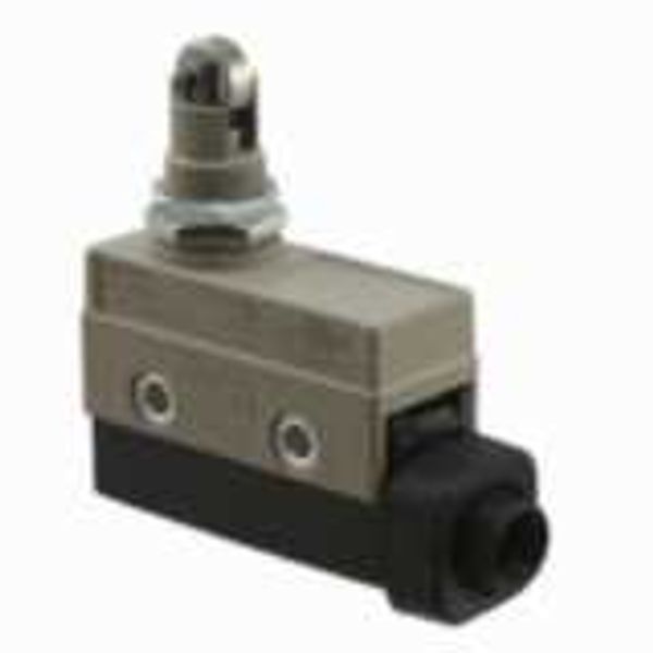 Enclosed basic switch, panel mount roller plunger, SPDT, 15A ZC554000C image 3