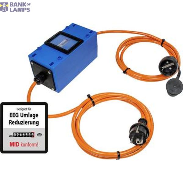 MIXO energy meter with shock-proof plug 2x1.5 m H07RN-F 3G2.5 image 1