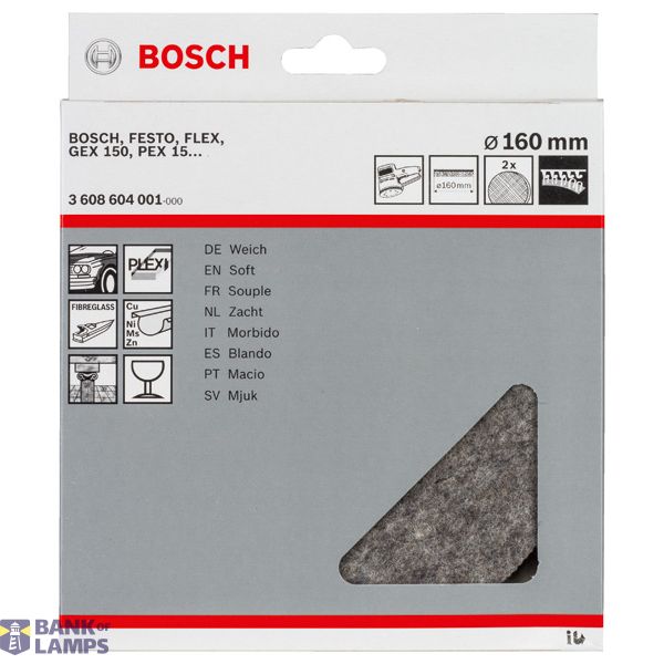 Polishing felt soft, 160 mm image 1