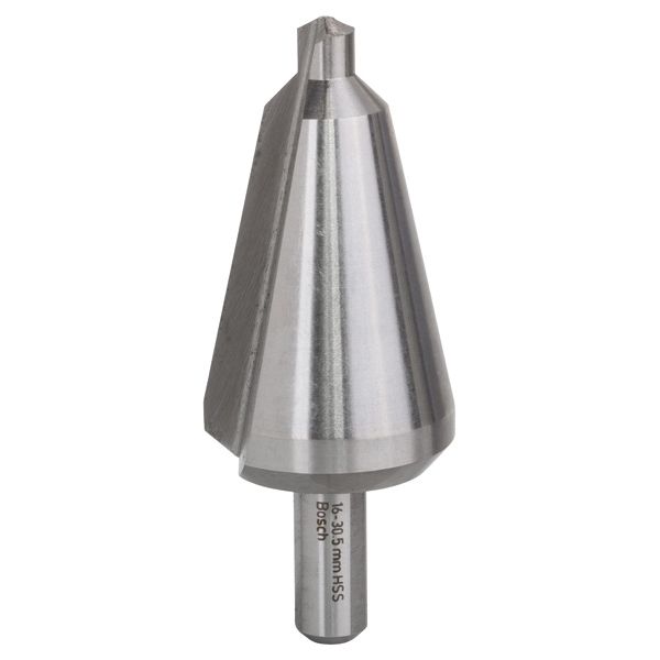 Sheet metal cone bit, cylindrical 16-30,5 mm, 76 mm, 9 mm 1 pcs. image 1