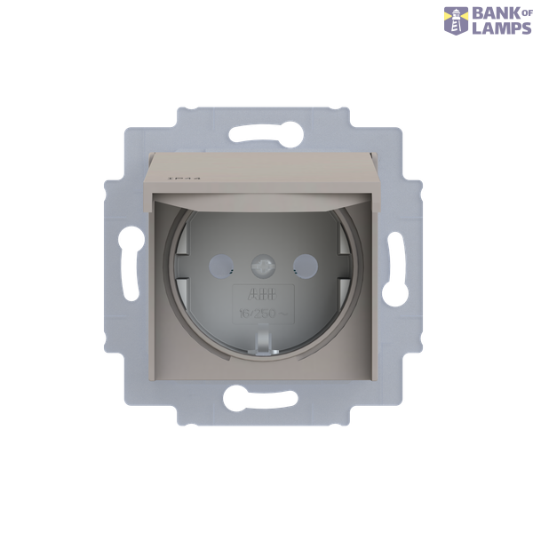 Socket with earthing contacts IP44 image 1