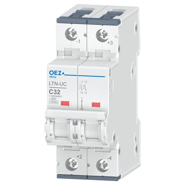 Miniature circuit breaker LTN-UC-32C-2 image 1
