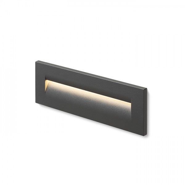 RASQ wall recessed anthracite grey 230V LED 8.5W IP65 3000K image 1