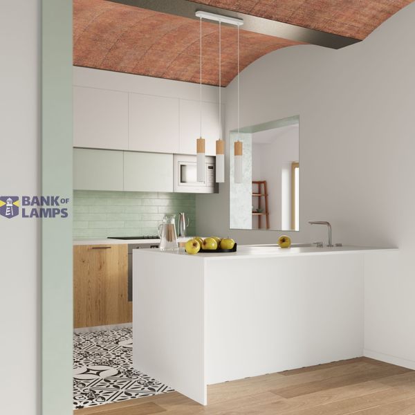 HANGING LAMP PABLO 2 WHITE GU10 2X40W IP20 image 5