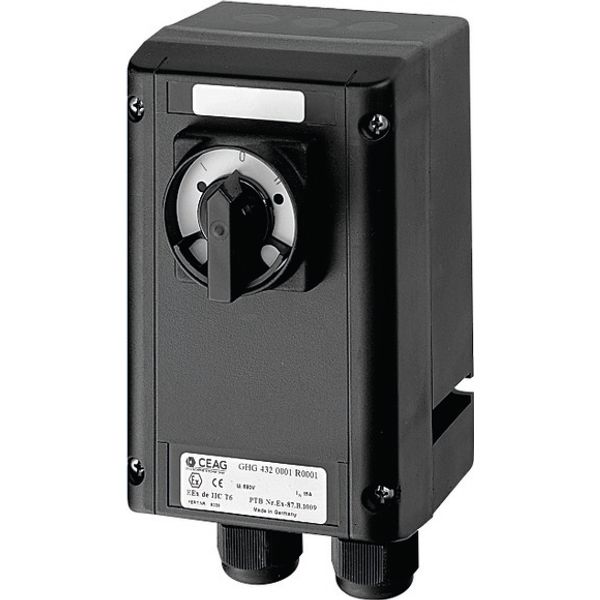 T0-1-8214/I1 Changeoverswitches, T0, 20 A, surface mounting, 1 contact unit(s), Contacts: 2, 45 °, momentary, With 0 (Off) position, with spring-return from both d image 519