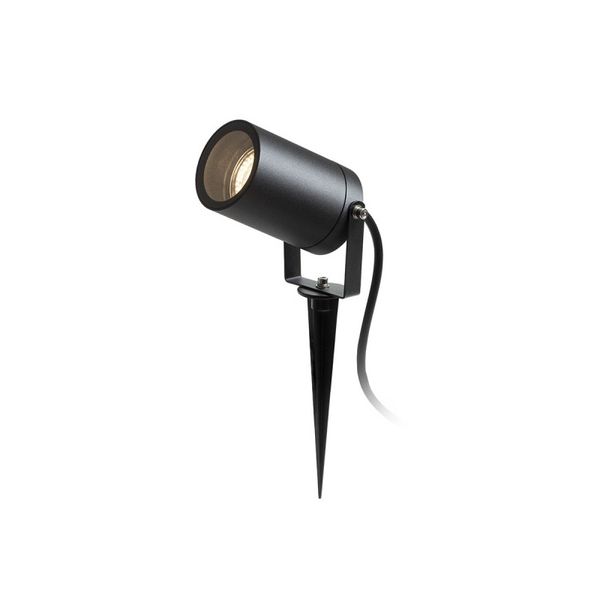 NAVONA on spike anthracite grey 230V LED GU10 8W IP54 image 1