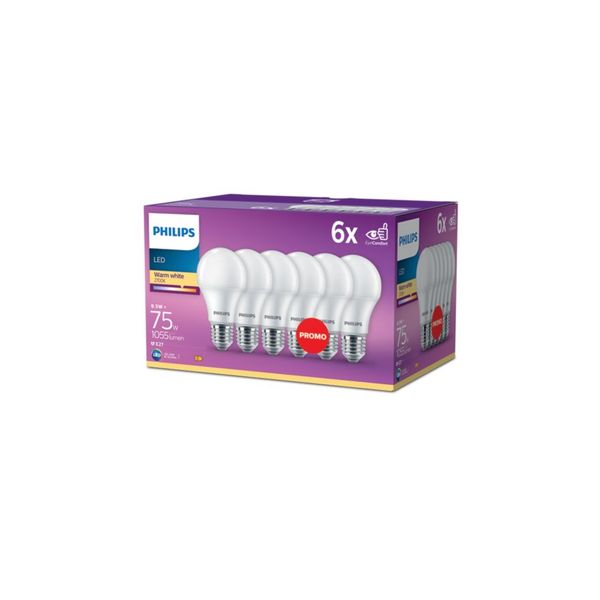 LED 75W A60 E27 WW FR ND 6CT image 2