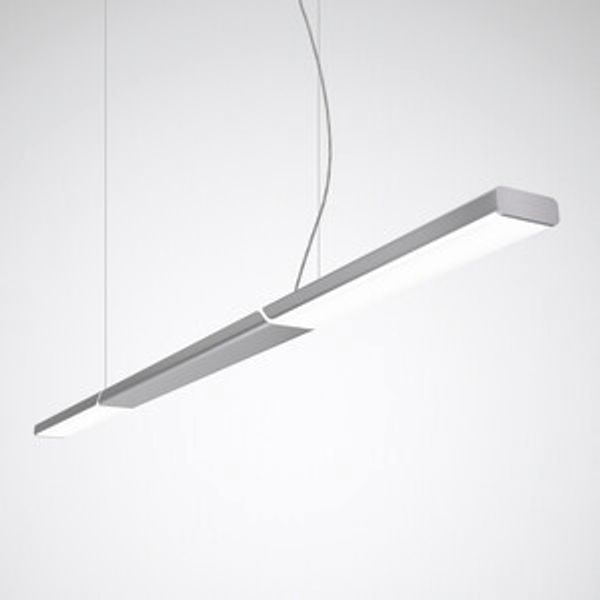 Suspended luminaires Parelia HCL Prisms Aluminium ETDD8 89W 13900lm Wide reduced glare UGR19 (W19) IK02 3 SDCM image 1