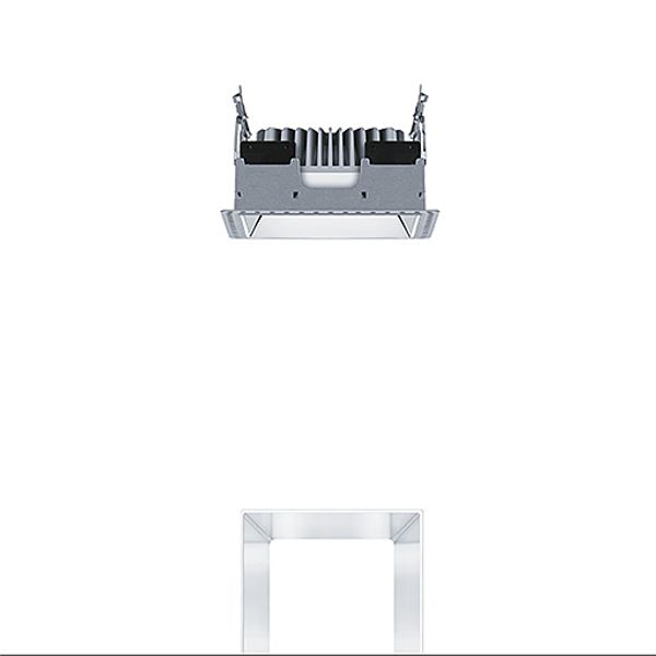P-INF Q140L 1000-930 LDO AL TL - LED ceiling-recessed luminaire image 1