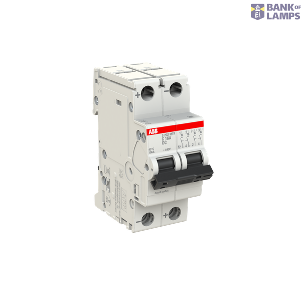 S202MTR-C16 DC Disj 16A,C,2p,CC,Icn10kA image 2
