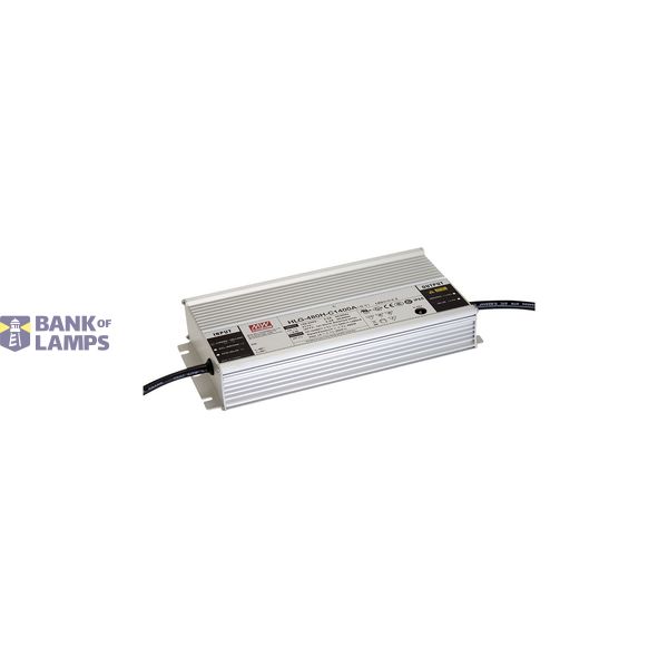HLG-480H-C3500A LED driver, IP65 480W, 68-137V, 3500mA CC dimmable, MEAN WELL image 1