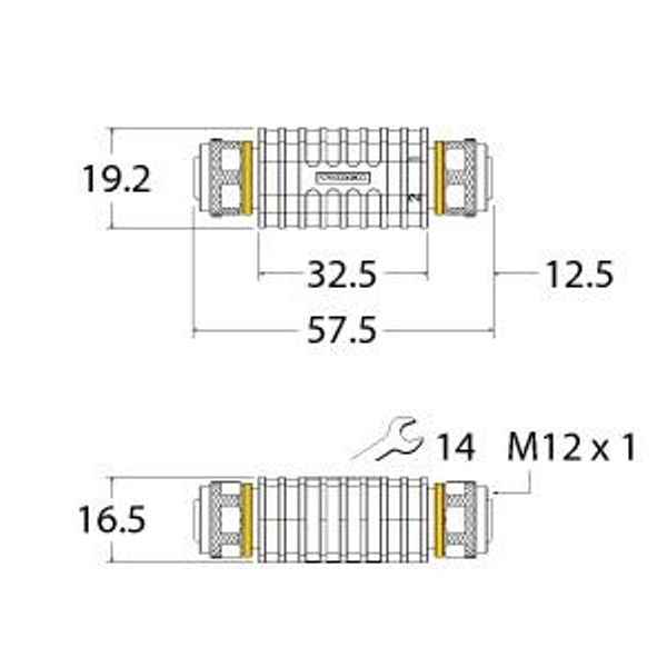 Adapter   AD-FKM4.5-FKM4.5 image 1