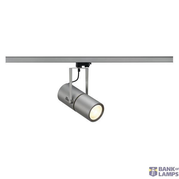 EURO SPOT ELECTRONIC BALLAST, silver-grey, HQI-T, 35W, 15°, incl. 3- circuit adapter image 1