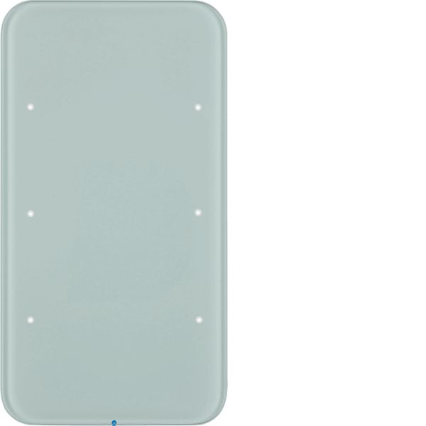 Touch sensor, 3-gang comf, intg bus coupling unit, KNX - R.1, glass p. image 1