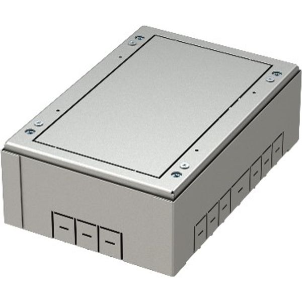 Installation box for floor box RB 7M, 273x182,5x83-128mm image 1